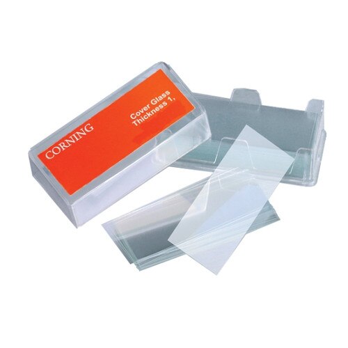 Corning® 2935244 Rectangular 1 Microscope Slide Cover Glass Slip, 24 x 40