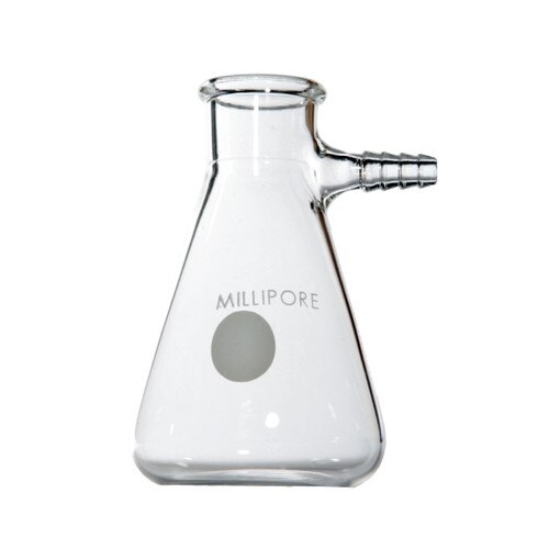 MilliporeSigma XX1002505 Glass 125mL Vacuum Filtering Flask with Sidearm