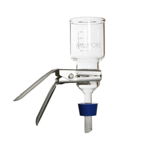 MilliporeSigma XX1004700 Glass 47mm Vacuum Filter Holder Assembly with 300m