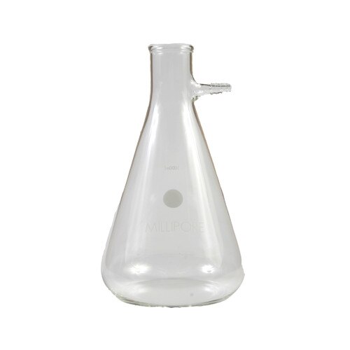 MilliporeSigma XX1004705 Glass 1L Vacuum Filtering Flask with Sidearm
