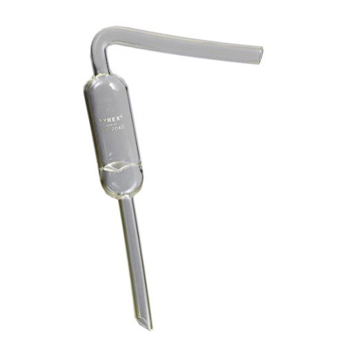 Corning® 2040 PYREX® Kjeldahl Connecting Bulb, Iowa State Type, Upper Tube