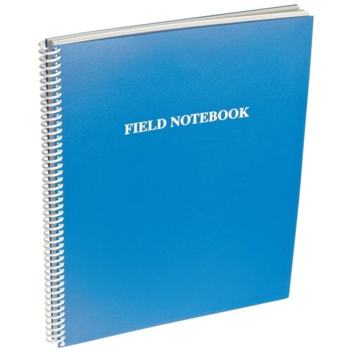 Nalgene® 63031000 Spiral Field Notebook with 1/4Inch Gridded Polyolefin S