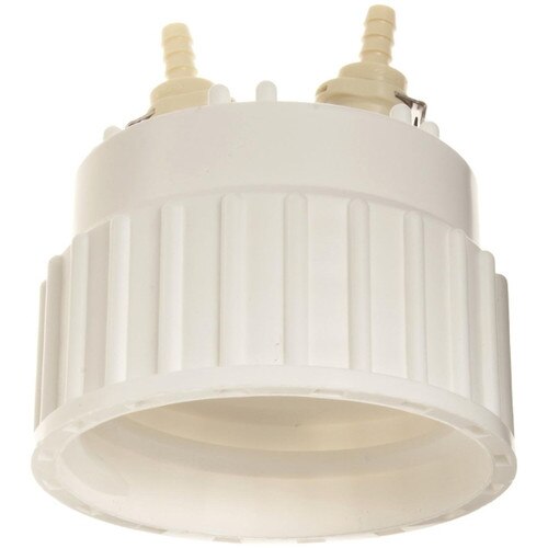 Nalgene 2158-0021 Polypropylene 2-Port Closure With 1/4" Tubing - Autoclavable For Lab Use