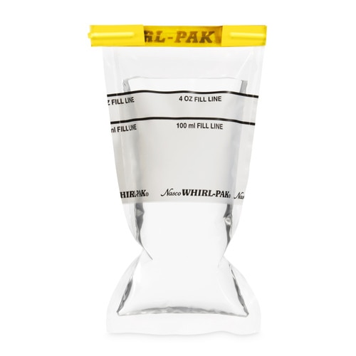 Nasco® B01339WA WhirlPak® Flat Wire Sample Bag With WriteOn Strip