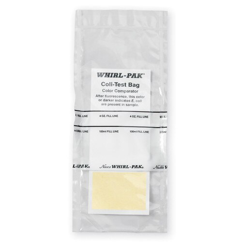 Nasco® B01417WA Whirl-Pak® Coli-Test Bag, Polyethylene, Sterile ...
