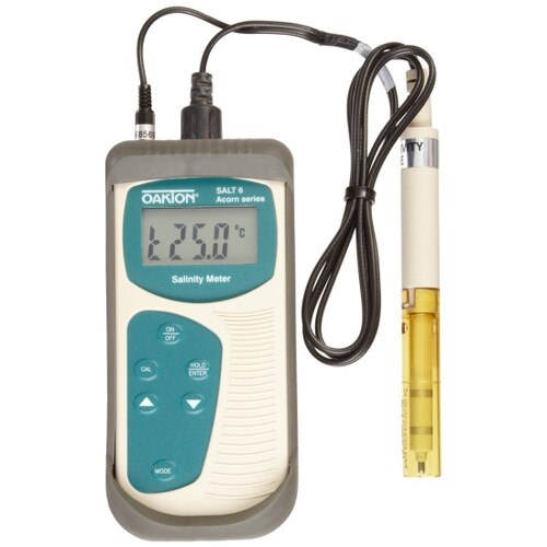 Oakton® WD3560620 Acorn™ SALT 6 Portable Salinity Meter with Fast