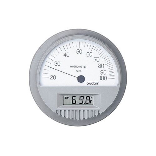 Oakton® WD3570000 Wall Mountable Hygrometer with Digital Thermometer, RH