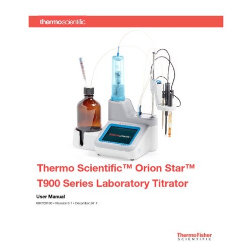Thermo Scientific Orion® START-UM1 User Manual with USB Drive