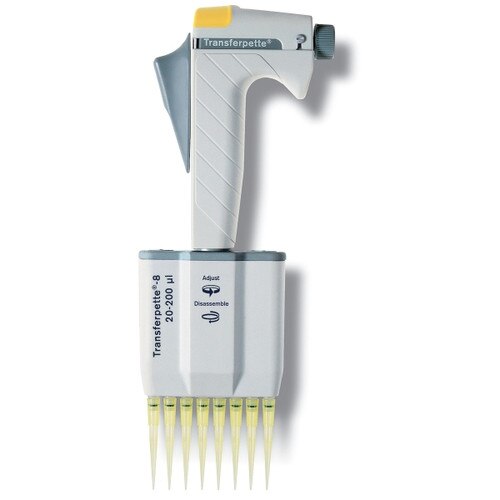 BrandTech® 703604 BRAND Transferpette®8 Multichannel Pipette, 8