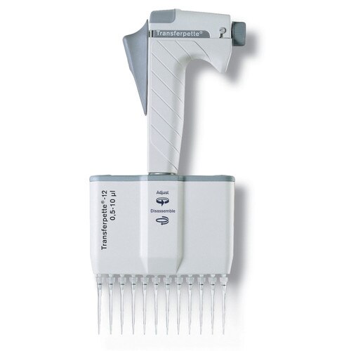 BrandTech® 703632 BRAND Transferpette®12 Multichannel Pipette, 12