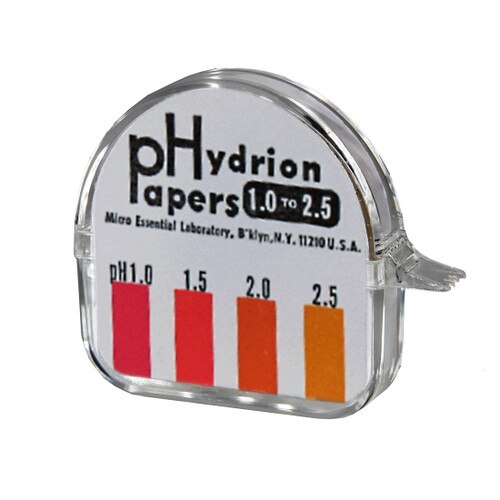 Micro Essential Lab 315 Hydrion™ Short Range Single Roll pH Test Paper Disp