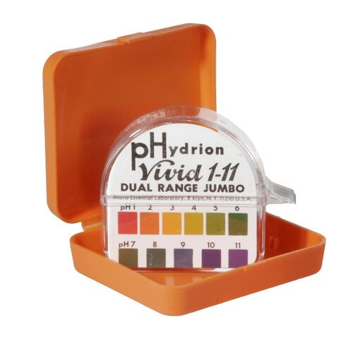 Micro Essential Lab HJ610 Hydrion™ Wide Range Single Roll Jumbo pH Test Pap