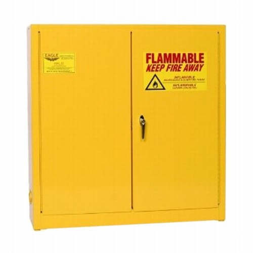 24Gal WallMount Flammable Storage w/2 SelfClosing Doors, Eagle®