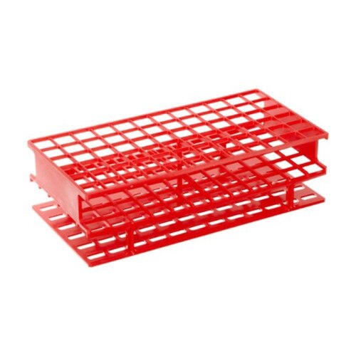 Unwire Test Rube Rack Nalgene® 5970-0520 Unwire™ Test Tube Rack for 20mm Tubes, 40-Well, Red ResM