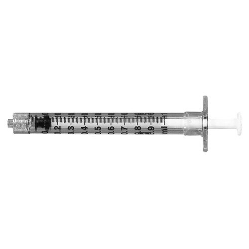 BD Medical 301025 1mL Slip Tip Disposable Syringe, Bulk, NonSterile