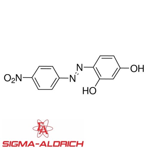 Sigma Aldrich 114669100G 4(4Nitrophenylazo)resorcinol Dye, Content 90,