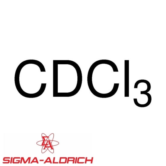 コメント専用です。 Aldrich 151831-250G Chloroform-d, Contains 1% (v/v) TMS, 99.8 Atom