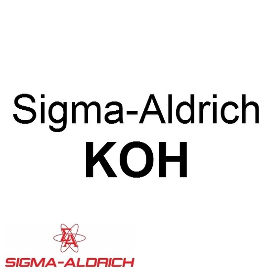 ໒꒱. ゜ Sigma Aldrich 221473-25G Potassium Hydroxide Pellets, ≥85