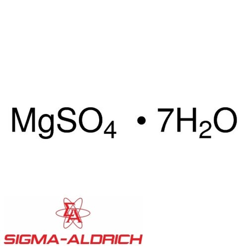 Sigma Aldrich 23039125G Magnesium Sulfate Heptahydrate, ≥98, ACS Reagent