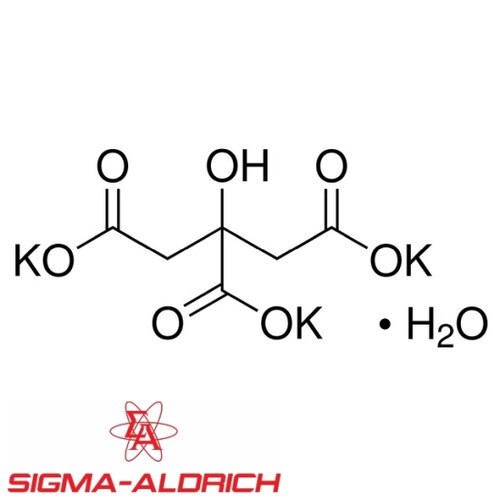 Sigma C3029500G Potassium Citrate Tribasic Monohydrate for Cell Culture, 5