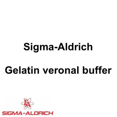 Sigma G65145X50ML Gelatin Veronal Buffer (Case of 5 x 50mL Bottles)
