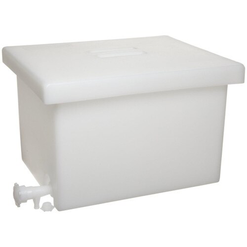 BelArt 340960000 Heavy Duty Plastic Rectangular Tank with Spigot and Lid,