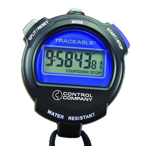 Control Company 1030 | Traceable® Digital Stopwatch, Timing Range: 10 Hours