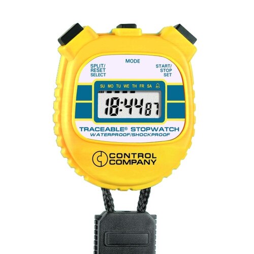Control Company 1042 Traceable® Waterproof/Shockproof Digital Stopwatch,
