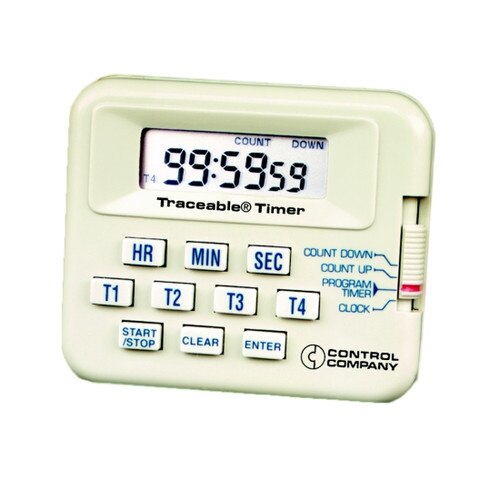 Control Company 5040 | Traceable® Five-Channel Digital Timer with Stopwatch