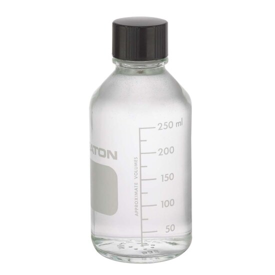 わんページ Wheaton® 219817 Clear Glass Media Bottle with PTFE Lined Phenolic