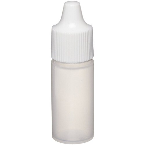 Wheaton® 211632 Plastic Dropper Bottle with Tip & Cap, 7mL, Natural LDPE, S