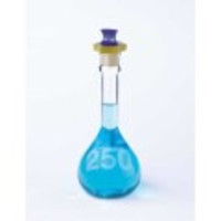 Kimble® KIMAX® 25mL Wide Mouth Volumetric Flask with Polyethylene [ST] Stopper