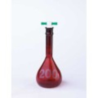 Kimble® KIMAX® RAY-SORB® Class A Volumetric Flask for Light-Sensitive Samples with PTFE [ST] Stopper, Heavy-Duty Design