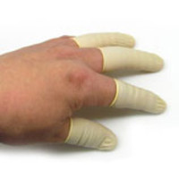 V-Clean Technology™ Anti-Static Latex Finger Cots, Powder-Free