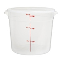 Dynalon Round Plastic Lab Sample Containers, Polypropylene Graduated
