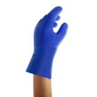 Ansell® Edge® 14-662 & 14-663 Chemical Resistant PVC Gloves with Gauntlett Cuff
