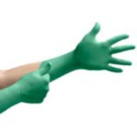 Ansell® Microflex® 93-360 Cleanroom Chloroprene Gloves, Class 1000 (ISO 6), Green