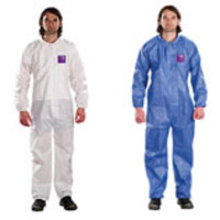 Ansell® ‭AlphaTec™ 1500 Coveralls with Collar, Model 100, SMS Polypropylene