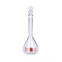 Kimble® KIMAX® Colorware Class A Volumetric Flasks with [ST] Glass Pennyhead Stopper, 28014